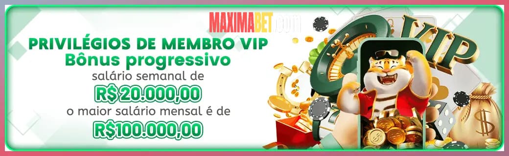 MAXIMABET bônus — cashback 15 por cento e níveis VIP